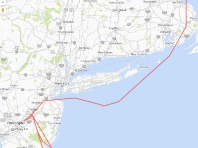 Tracking a Seagull on the East Coast of USA